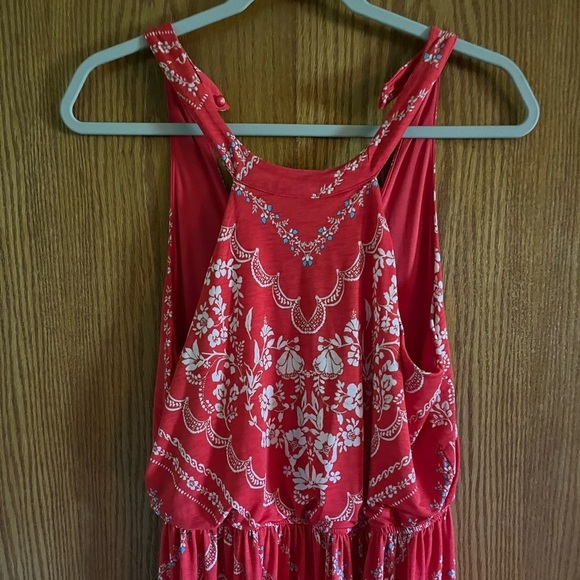 Three Pink Hearts by Trixxi Maxi Dress w/ Side Slit - Picture 3 of 8